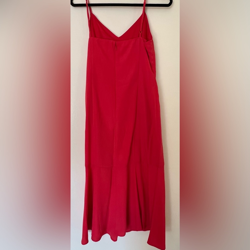 Red Maxi Flowy Summer Dress